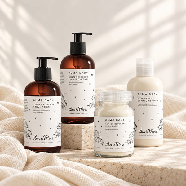Alma Pure and Alma Gentle Blossom baby care ranges