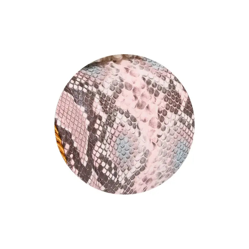 Holistic Silk Yoga Rug Mat 'Rose Cobra'