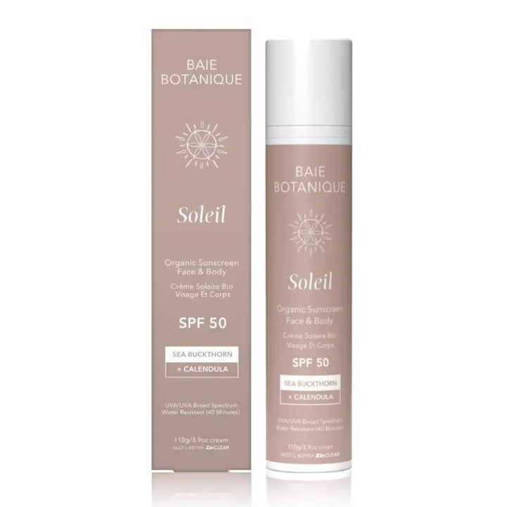 Baie Botanique Organic Face & Body Sunscreen SPF50