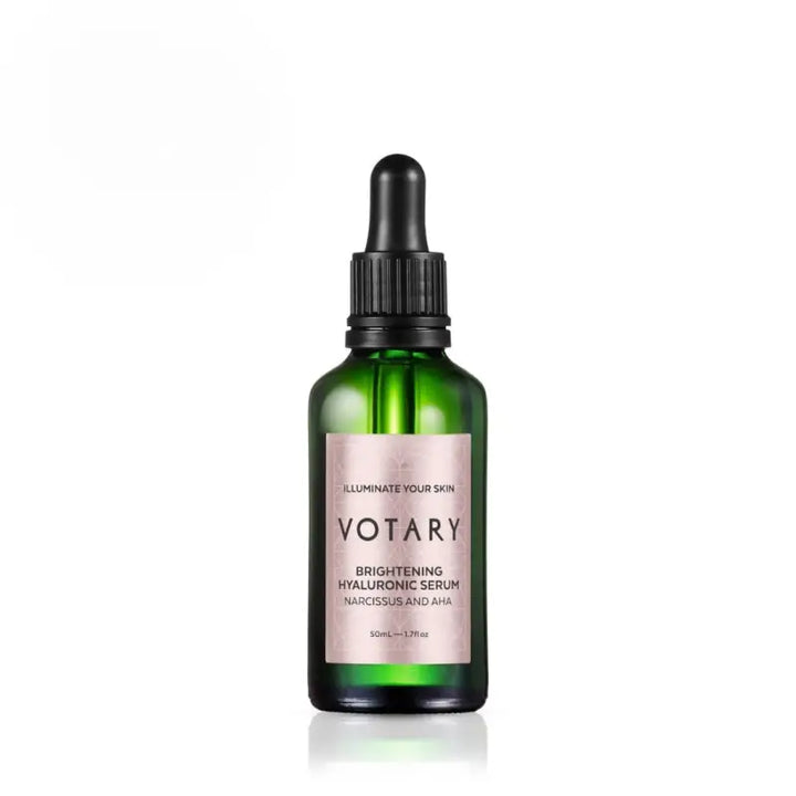 Votary Brightening Hyaluronic Serum, Narcissus and AHAs 50ml