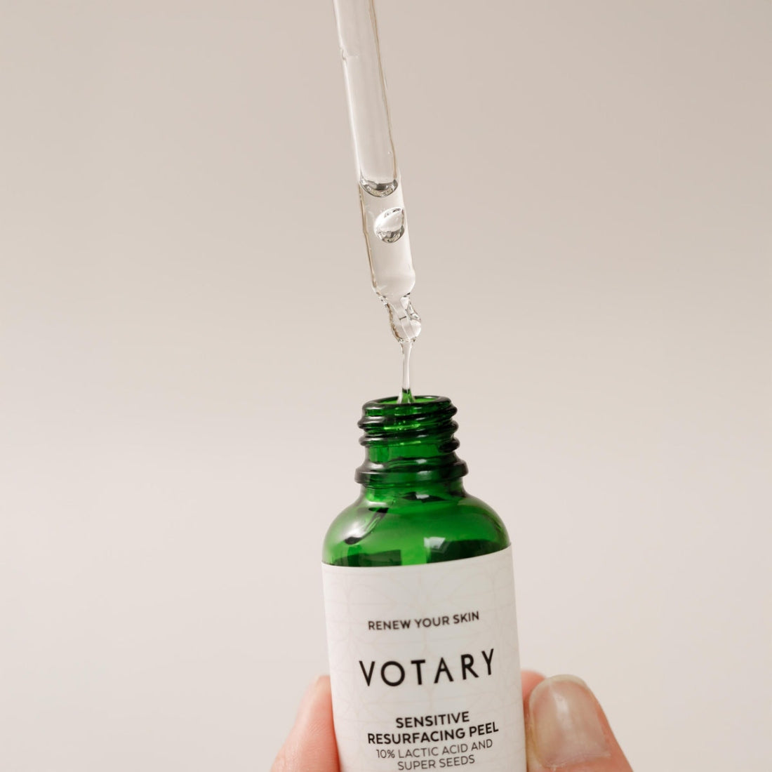 Votary Sensitive Resurfacing Peel, 10% Lactic Acid and Super Seeds 30ml