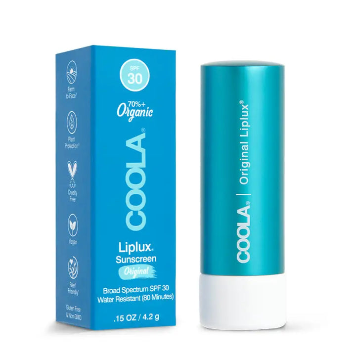 Coola Classic Liplux Organic Lip Balm SPF30 Original 4.2g