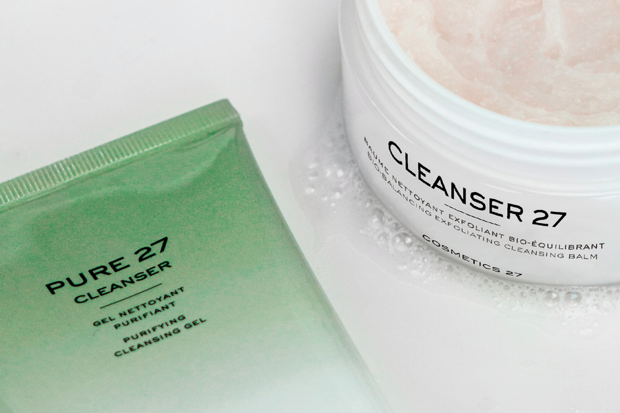 Cosmetics 27 Cleanser and Pure 27 natural cleansing products