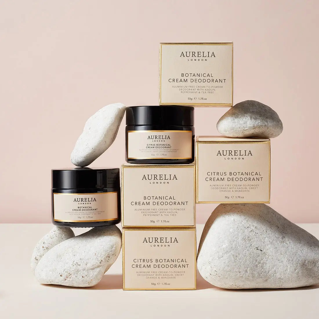 Aurelia London Botanical Cream Deodorant 50g - Free Shipping