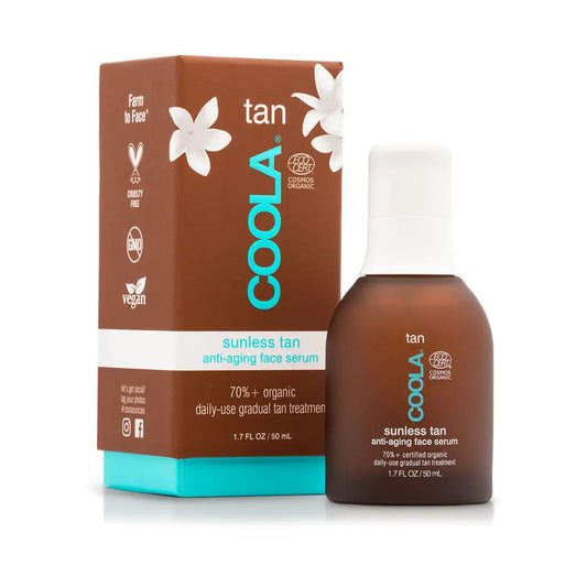 Coola Sunless Tan Anti-Aging Face Serum 50ml - Free Shipping