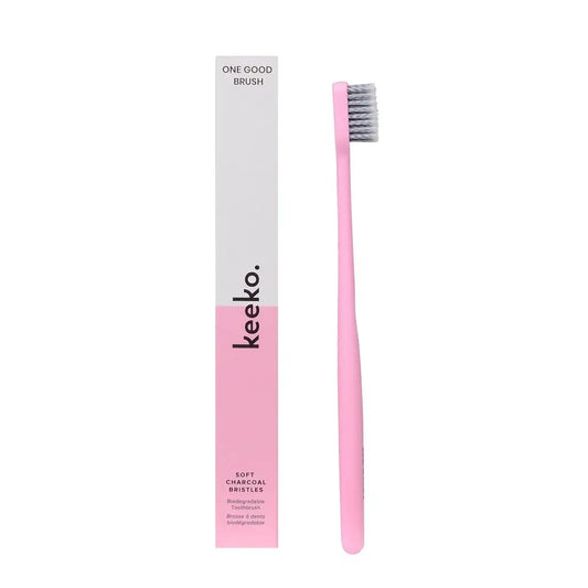 Keeko Oil One Good Brush - Biodegradable Toothbrush - Free 