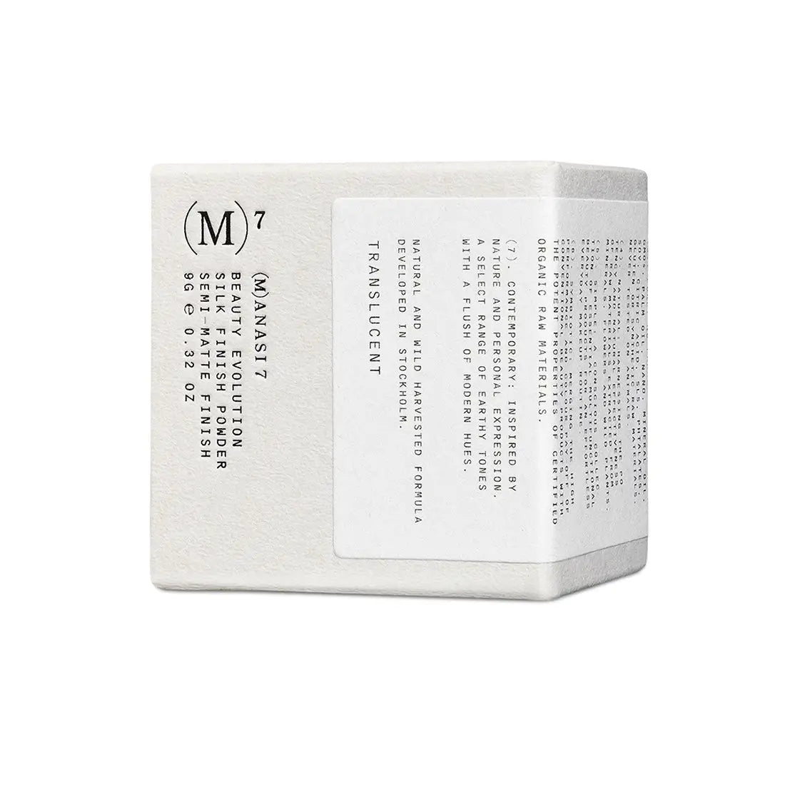 Manasi 7 Silk Finish Powder 'Translucent' 9g