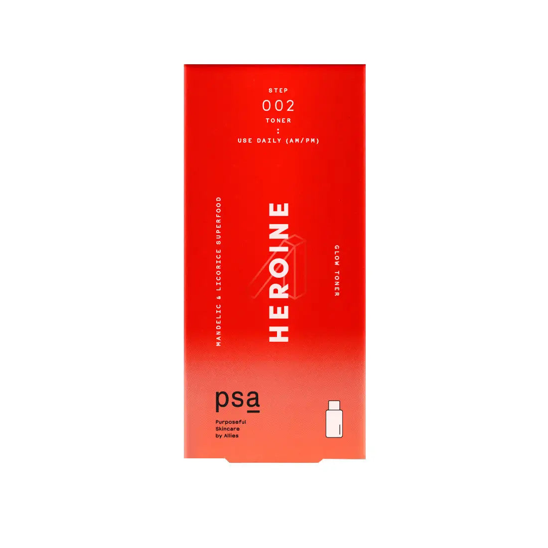 PSA HEROINE Mandelic & Licorice Superfood Glow Toner 100ml -