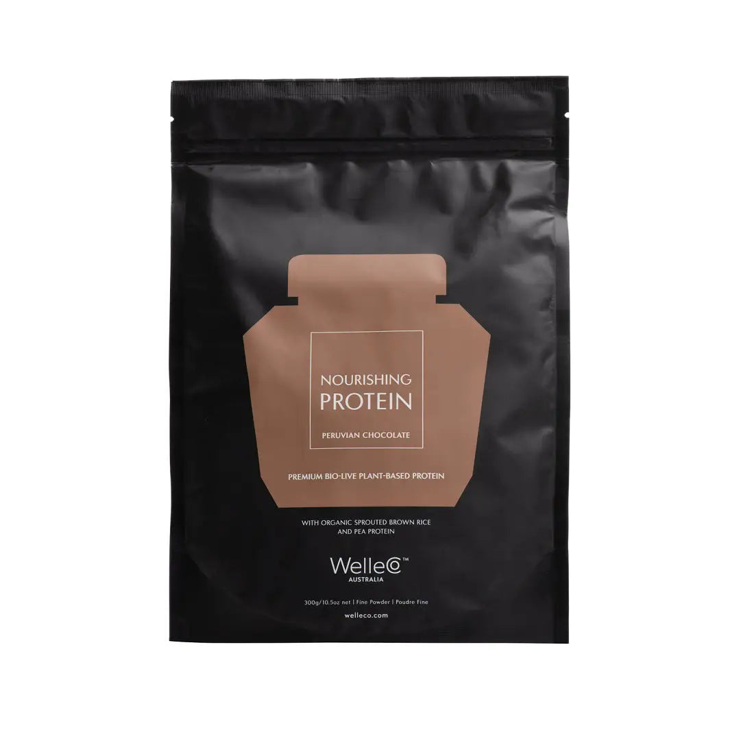 WelleCo Nourishing Protein Chocolate Refill 300g