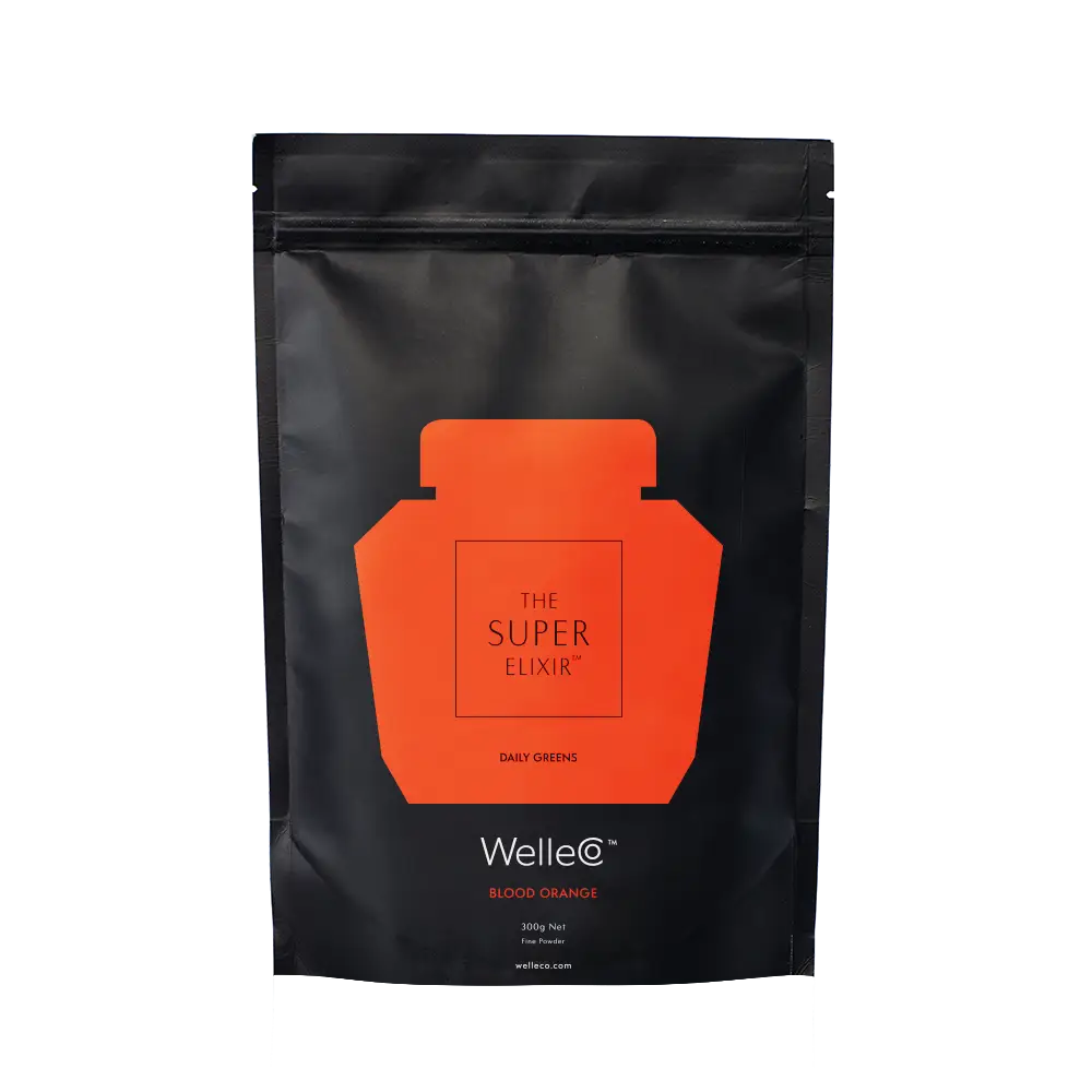 WelleCo The Super Elixir Blood Orange 300g Refill - Free 